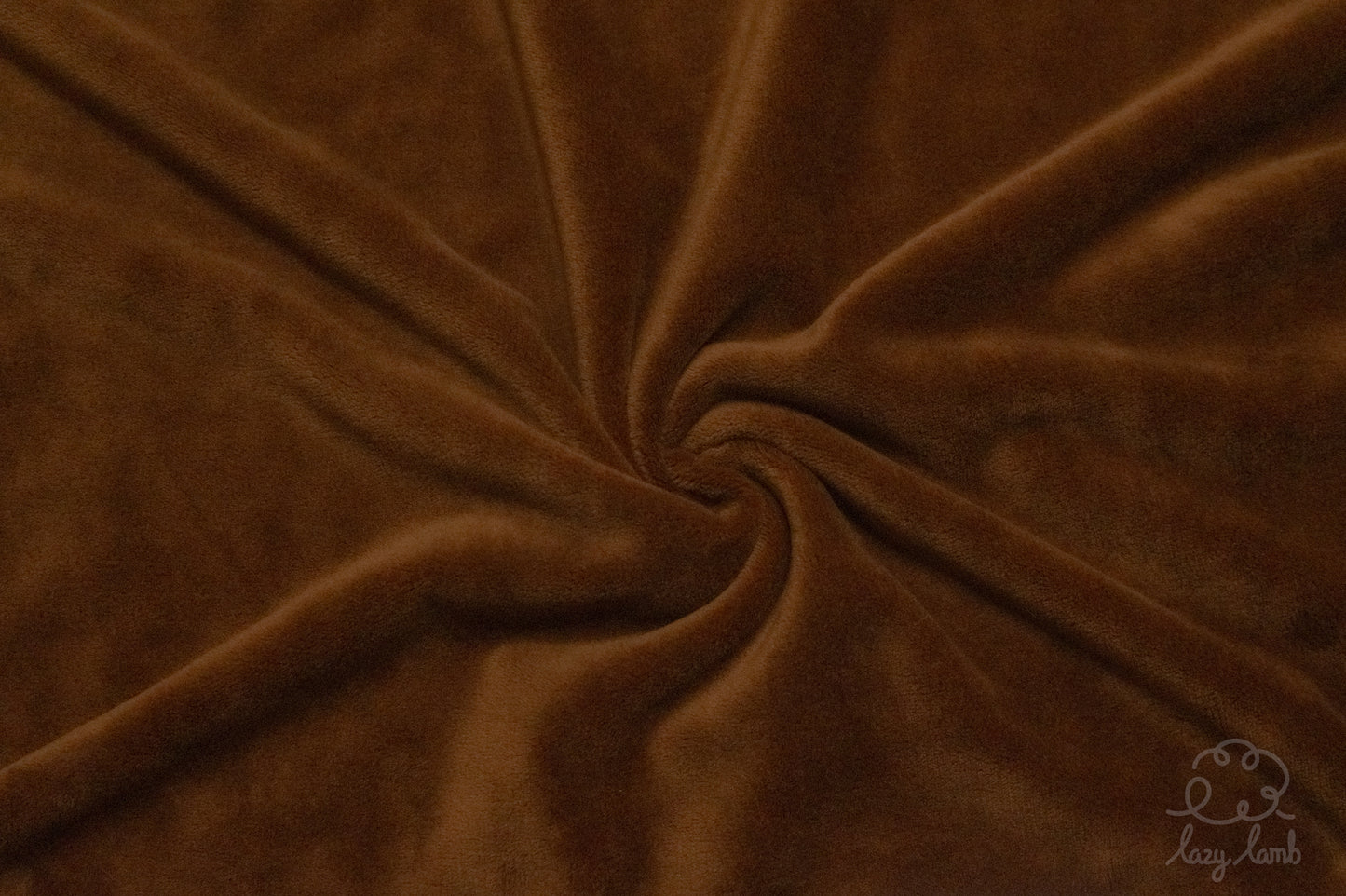 Short Pile Minky Fabric - Caramel