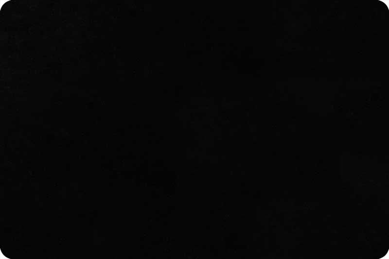 Marshmallow Cuddle Minky Fabric - Black