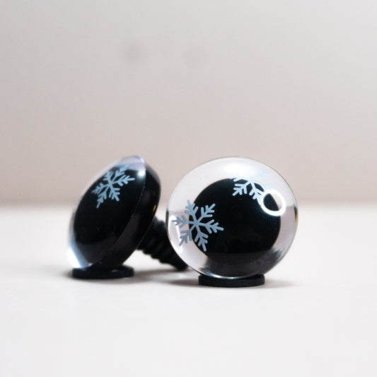 Snowflake Safety Eyes - Clear