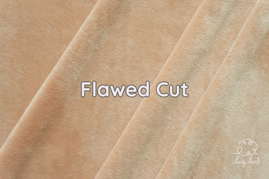 Flawed Tan Minky - 1 yard