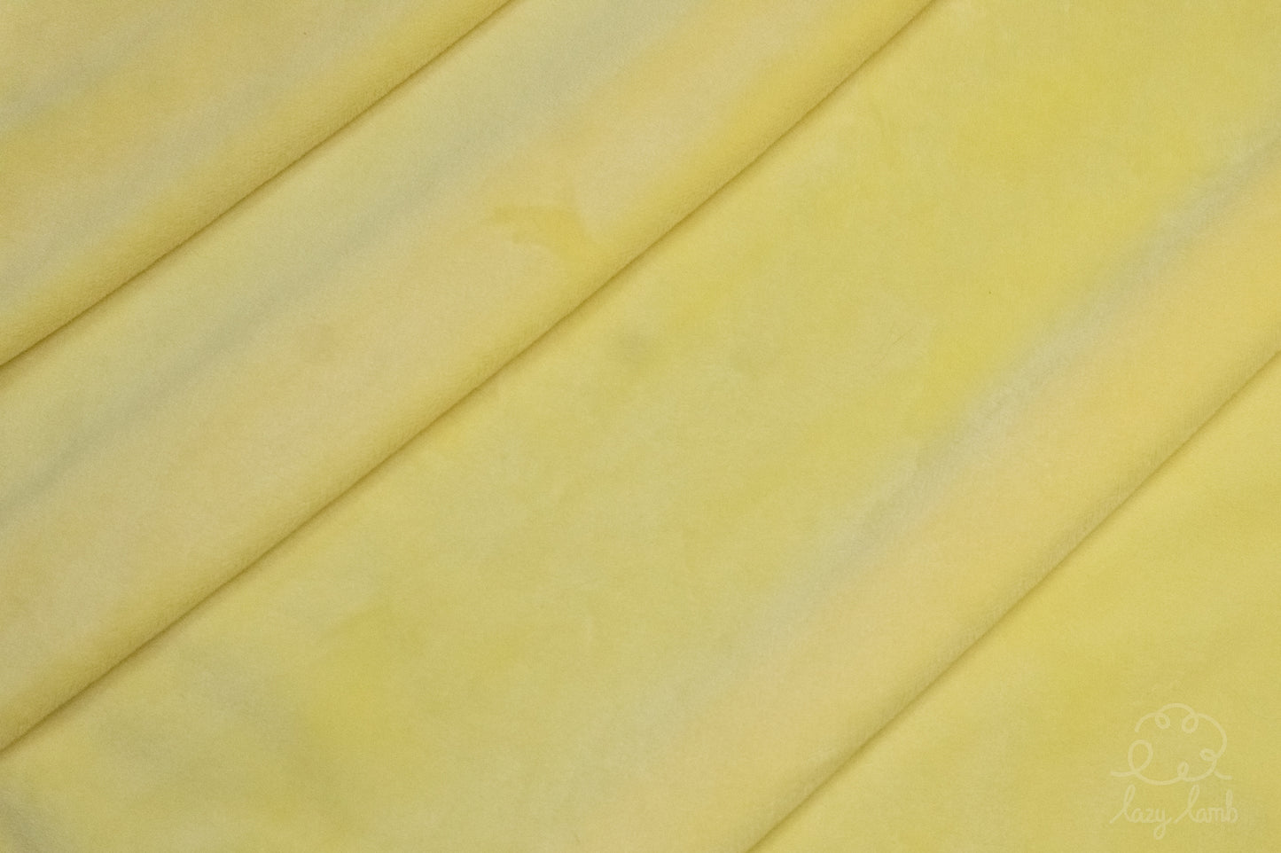 Short Pile Minky Fabric - Butter Yellow