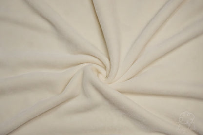 Short Pile Minky Fabric - Cream