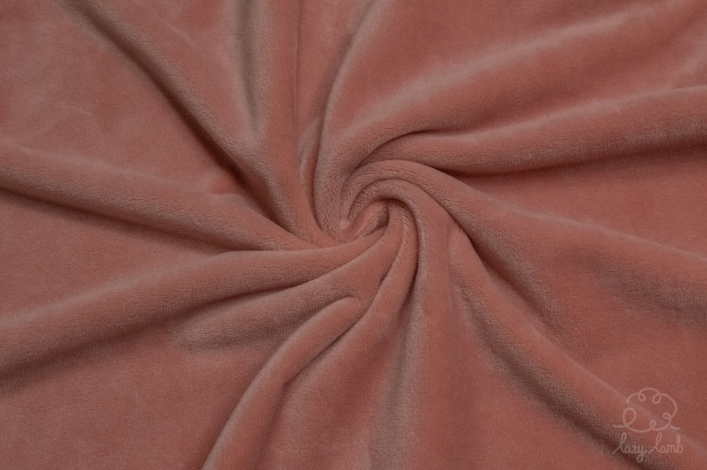 Short Pile Minky Fabric - Dusty Rose