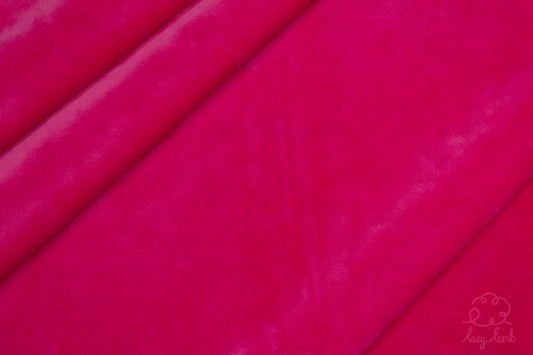  Short Pile Minky Fabric - Fuschia