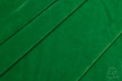 Short Pile Minky Fabric - Kelly Green