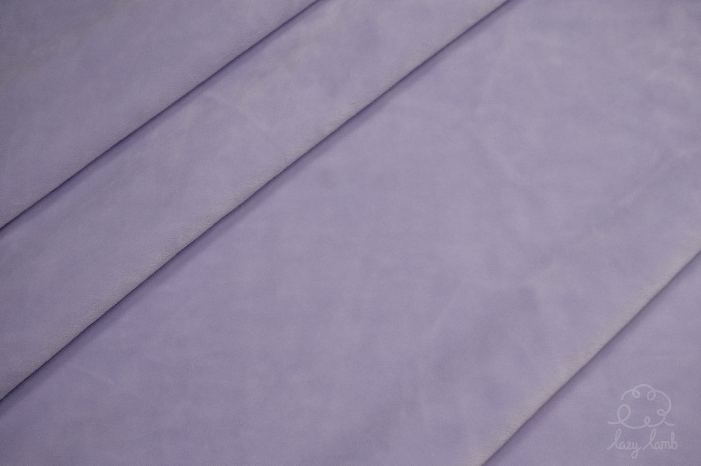 Short Pile Minky Fabric - Lavender