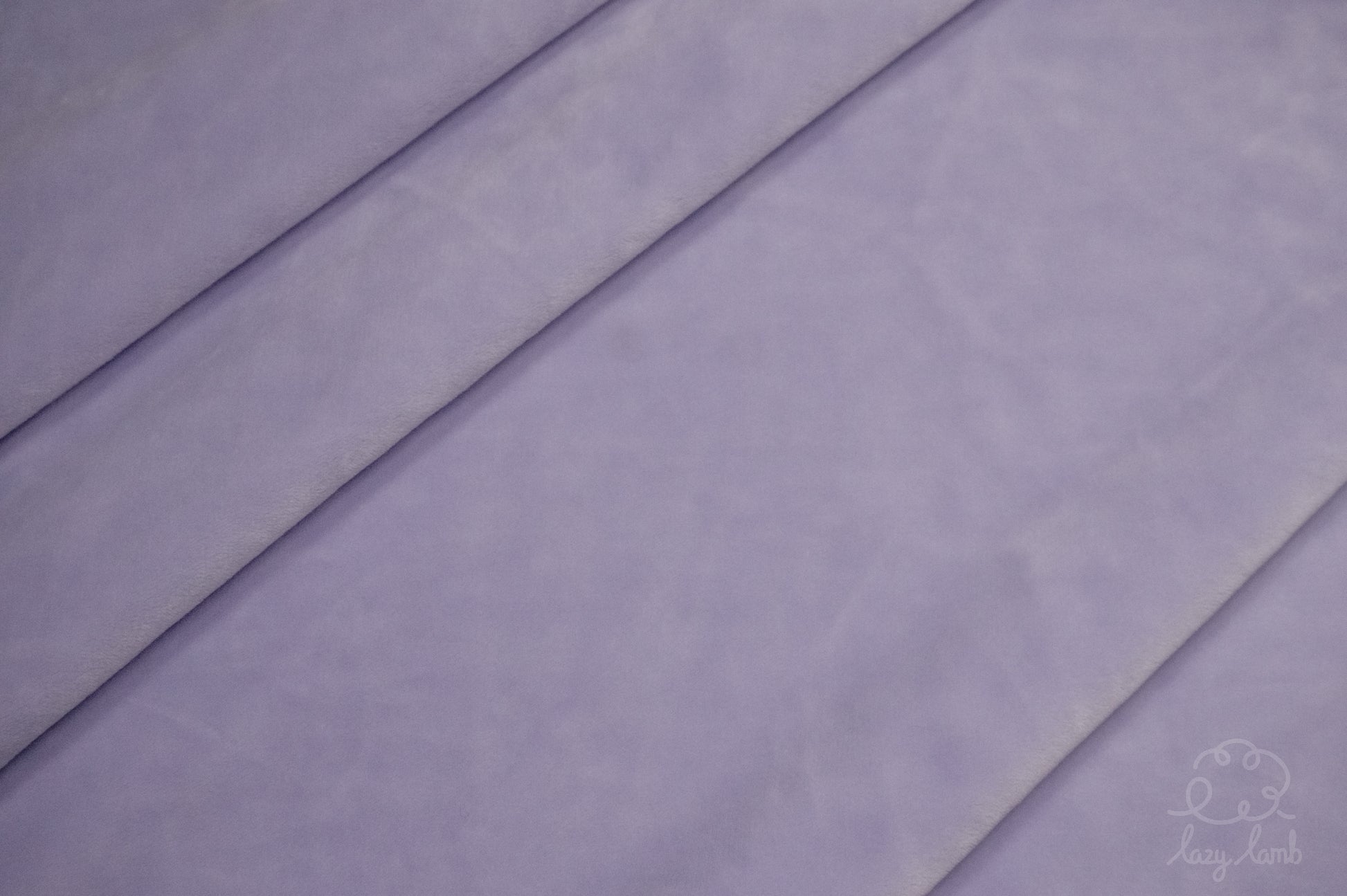 Short Pile Minky Fabric - Lavender