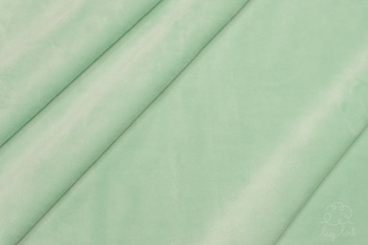 Short Pile Minky Fabric - Mint