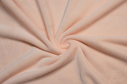 Short Pile Minky Fabric - Peach