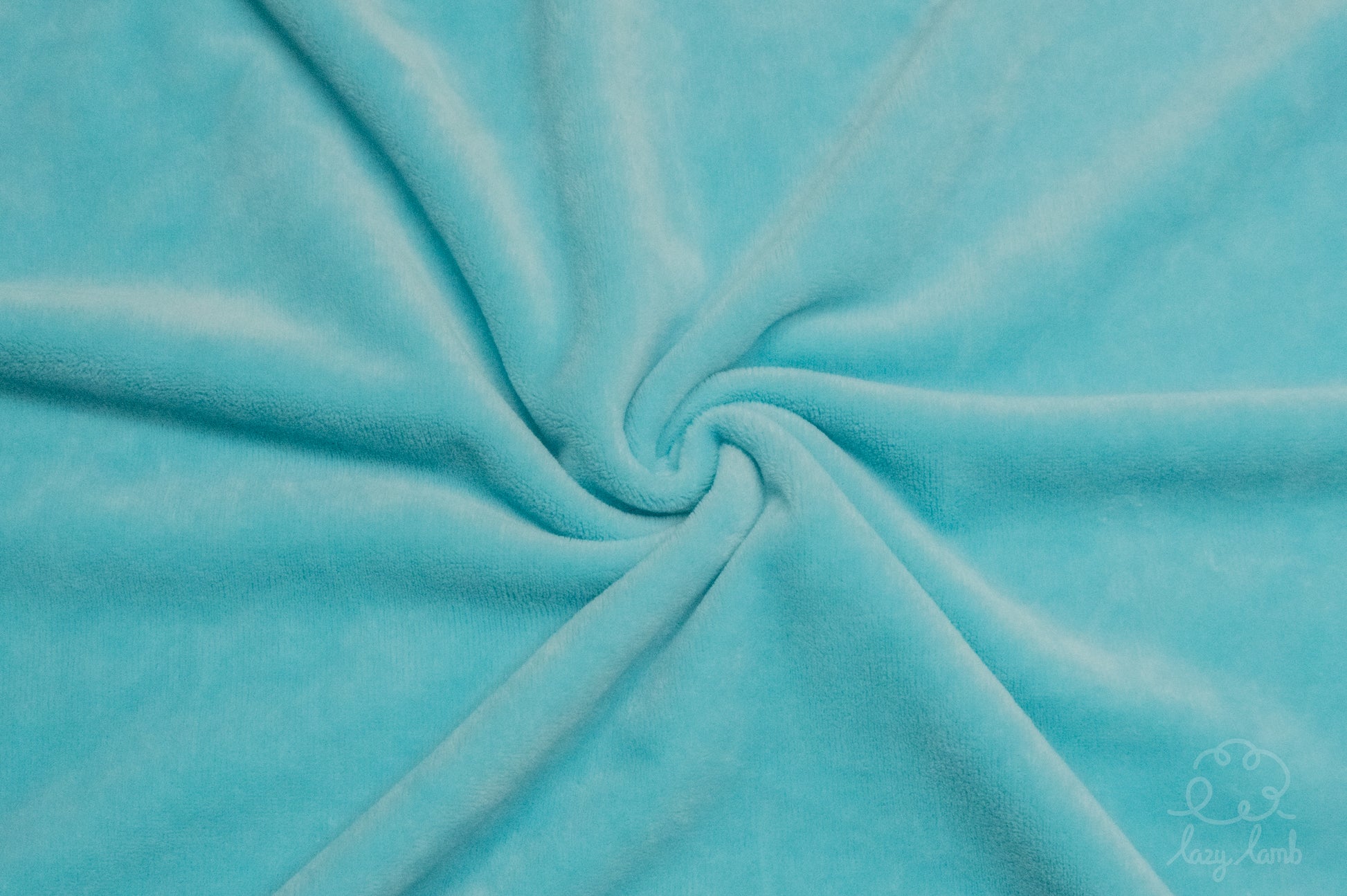 Short Pile Minky Fabric - Turquoise