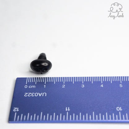 Black Puppy Safety Nose 12mm