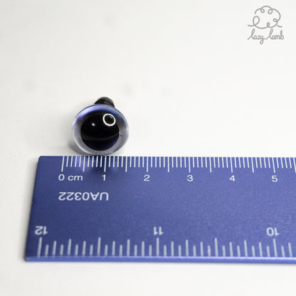 Clear Round Safety Eyes 14mm