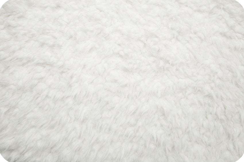 Luxe Cuddle Llama Minky - White